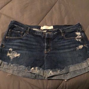Abercrombie jean shorts